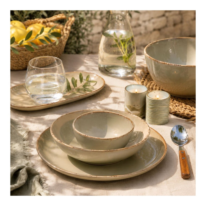 Lot de 6 assiettes creuses, DUNE