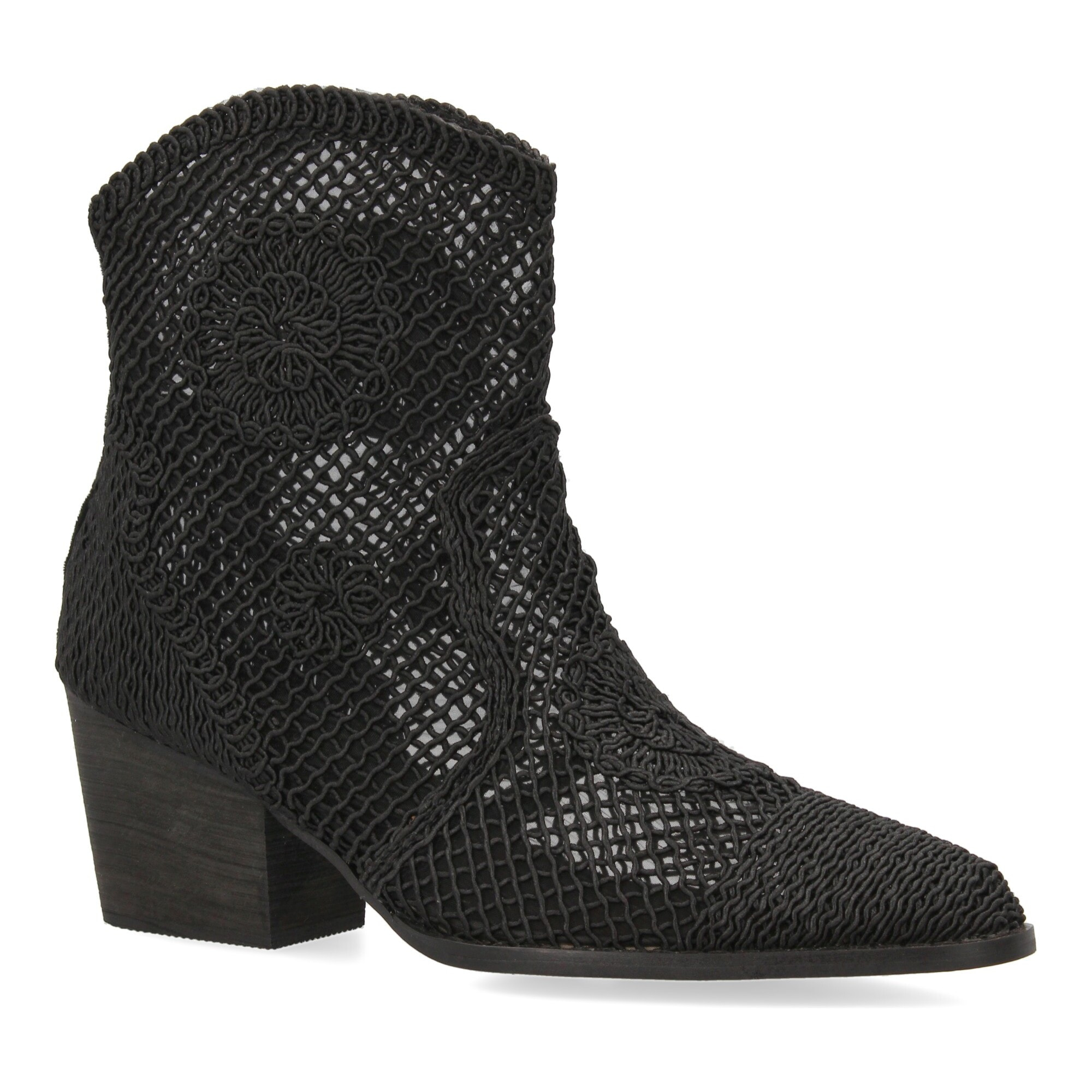 Botines de tacón cubano para mujer, comodos sin cierre, elegantes.