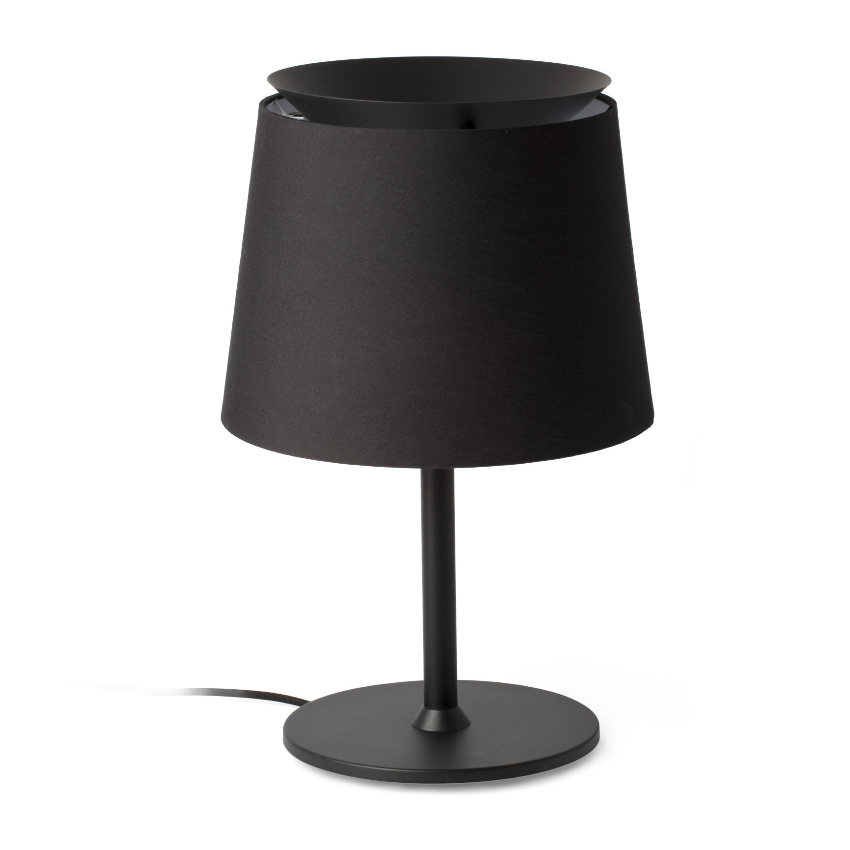 SAVOY Lampe de table noire/noire