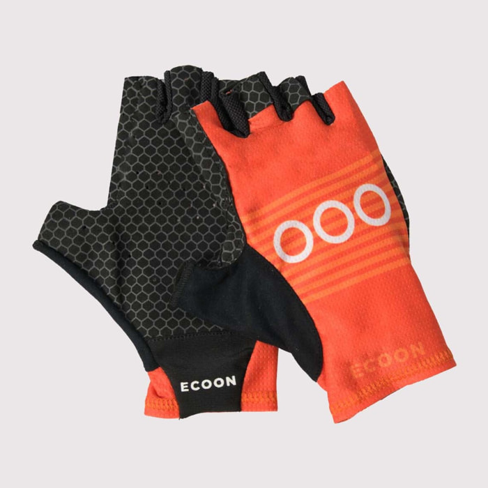 Guantes de ciclismo unisex ECOON Alpe - Rojo