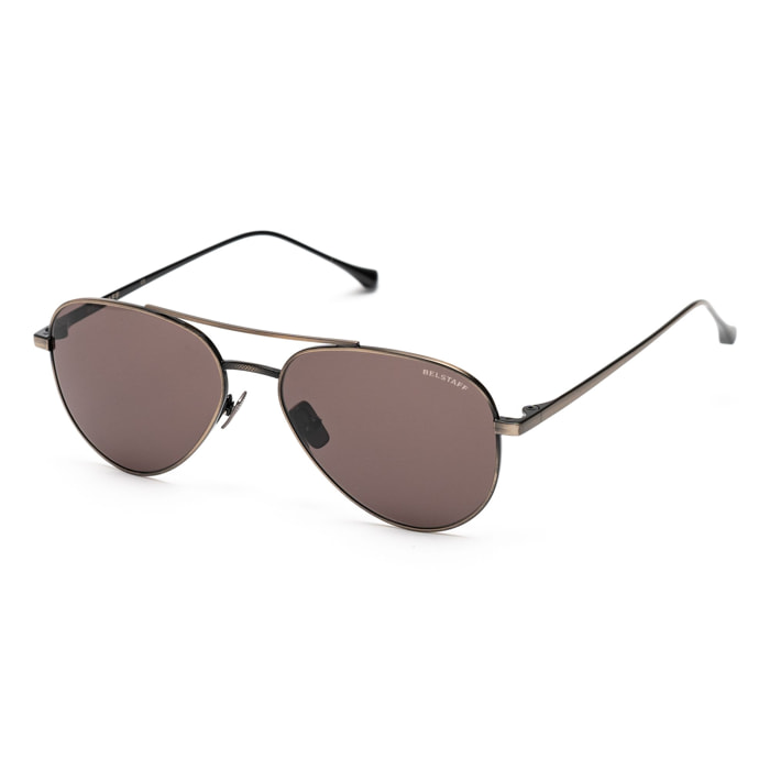 Belstaff - lunettes de soleil - marron - indice solaire : cat. 3
