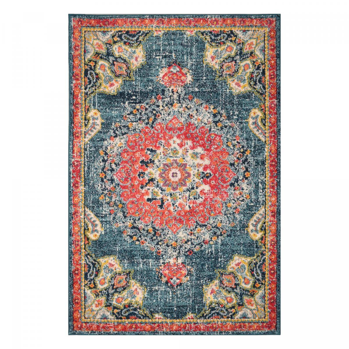 Tapis orient tissé motif traditionnel RUBI