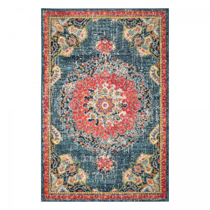 Tapis orient tissé motif traditionnel RUBI