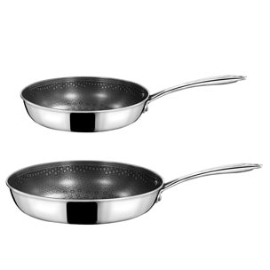 Virtuo - Lot de 2 poêles 24-28cm