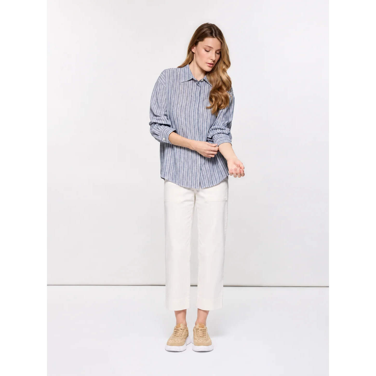 Blusa Manga Larga Azul - Bitania