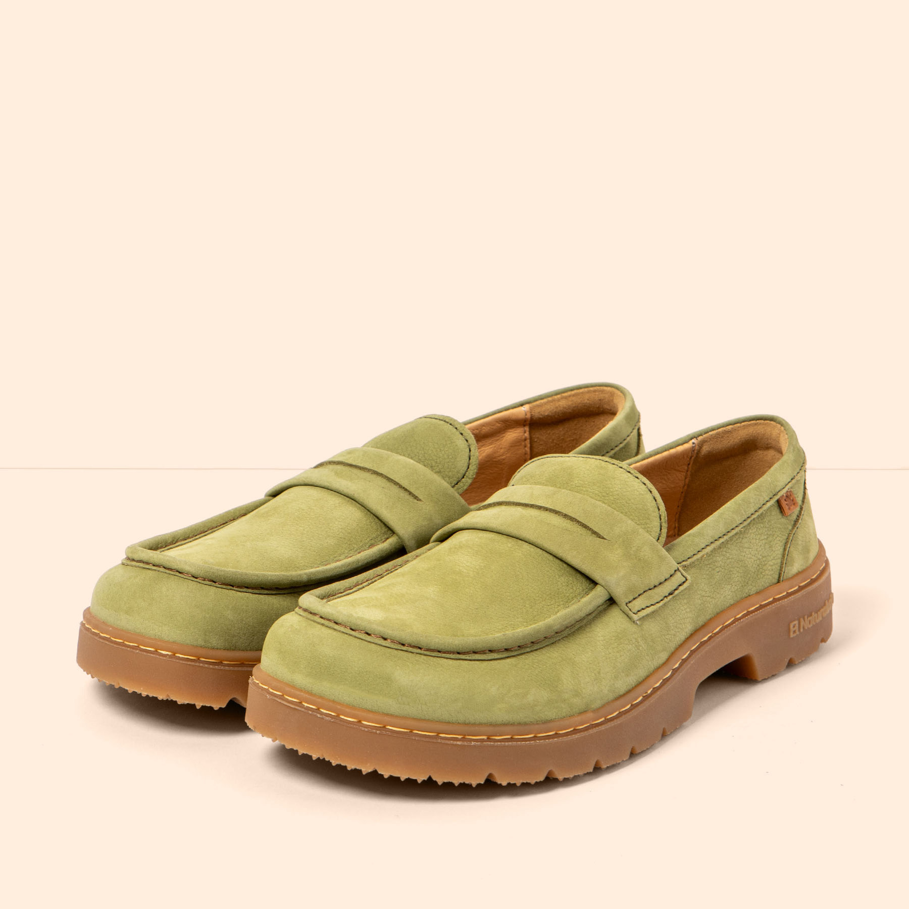 Zapatos N5239 NOBUCK LIKEN / NOMADA color Liken