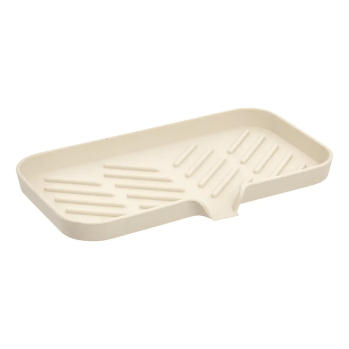 Tapis pour évier Sileo beige 24x15cm
