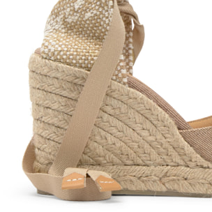 Alpargata cuña de yute 9cm