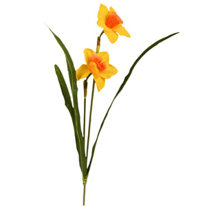 Narciso Con 6 Fiori. Altezza 70 Cm - Pezzi 12 - 18X66X14cm - Colore: Giallo - Bianchi Dino - Fiori Artificiali