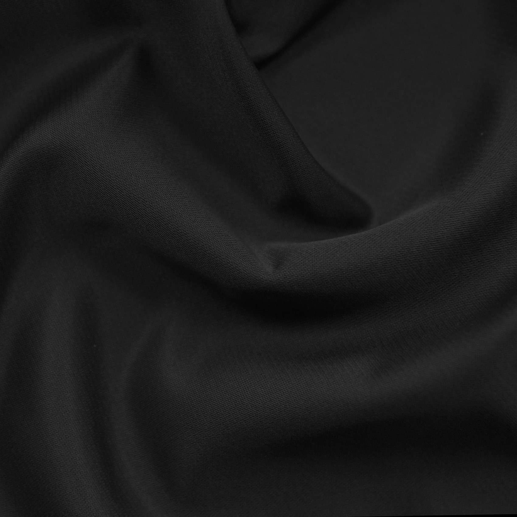 Tissu d'ameublement satin - Noir