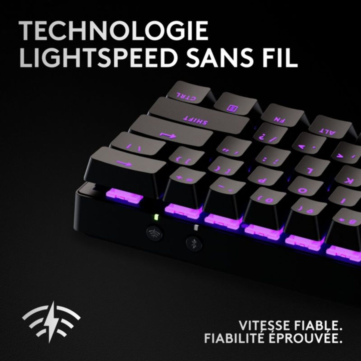 Clavier gamer sans fil LOGITECH G PRO X 60 LIGHTSPEED NOIR