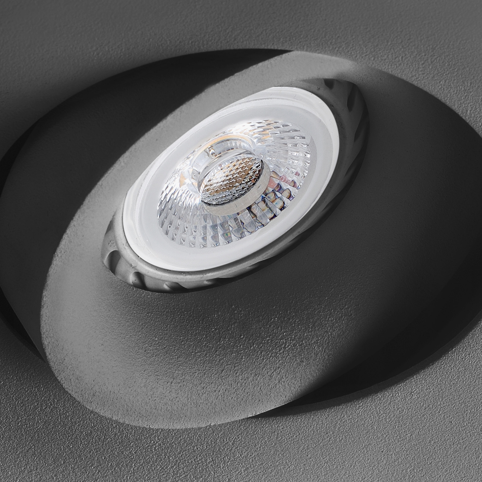 RADÓN SQ Lampe encastrable noire