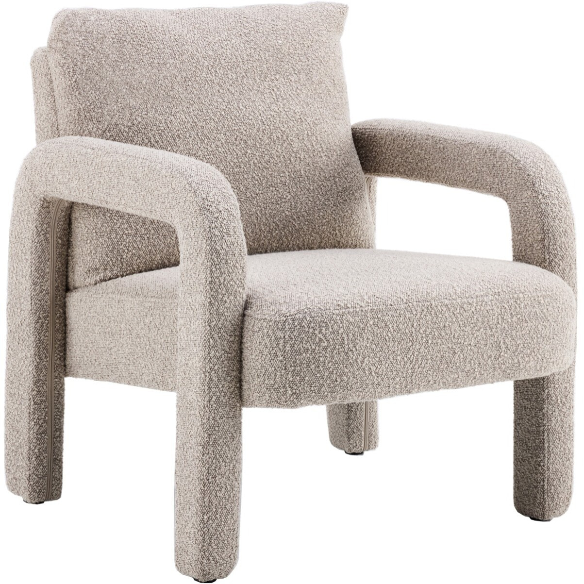 fauteuil en tissu bouclé - NIKO