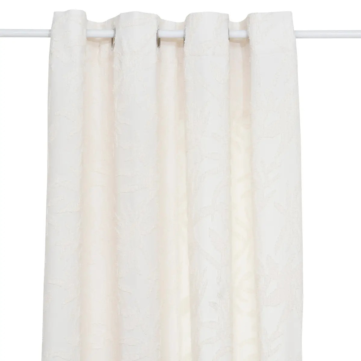 Rideau "Willow" jacquard ivoire 135x260cm