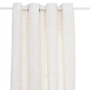 Rideau "Willow" jacquard ivoire 135x260cm