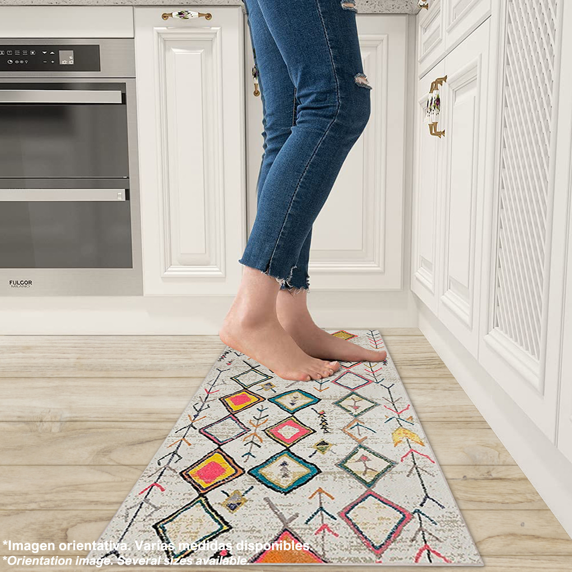 Alfombra de Poliester estampada 80 x 120cm