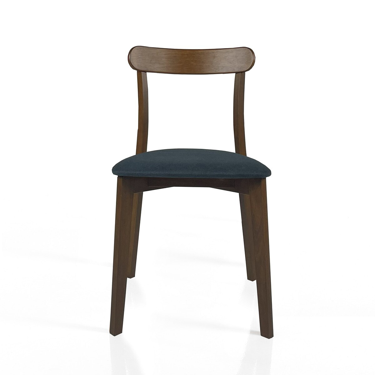 Tomasucci Ensemble de 2 chaises AMBRA en bois foncé
