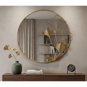 SPECCHIO WITH FLOWER CM 75X3,5X72