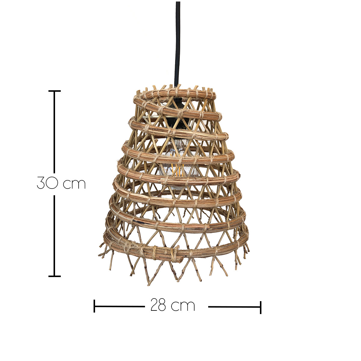 Suspension extérieur ZAKARI OUTDOOR CABLE D28CM