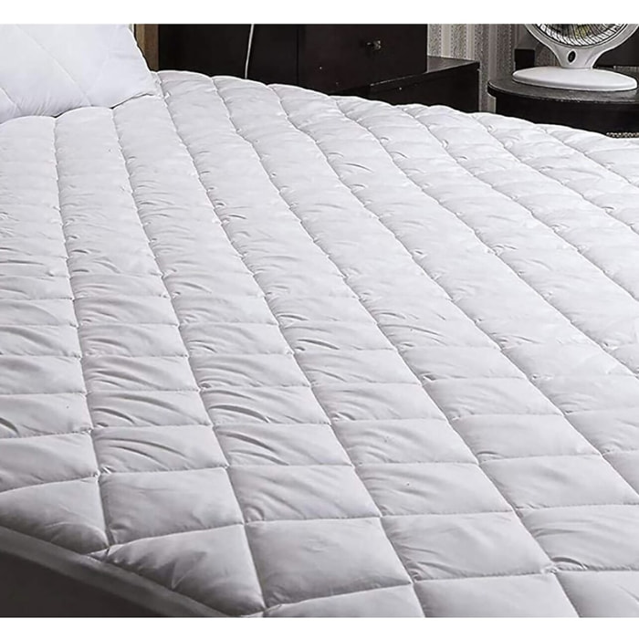 Lot de 2 Protege Matelas Microfibre Quilte