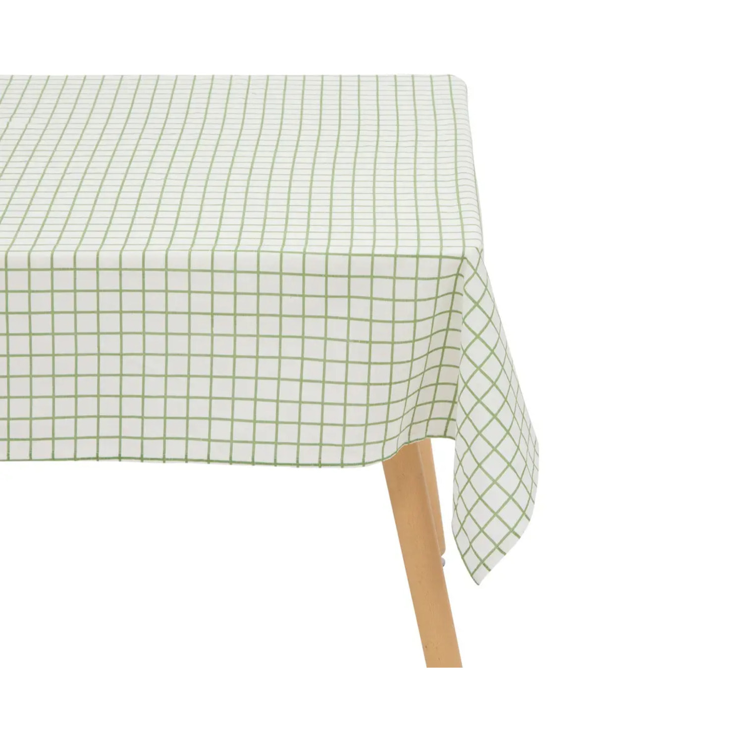 Nappe rectangulaire Garrigue 240x140cm coton blanc