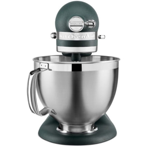Robot pâtissier KITCHENAID 5KSM185PSEPP Artisan vert sapin, 4,8 L, accessoires inox, bol 3L, couvercle antiprojections