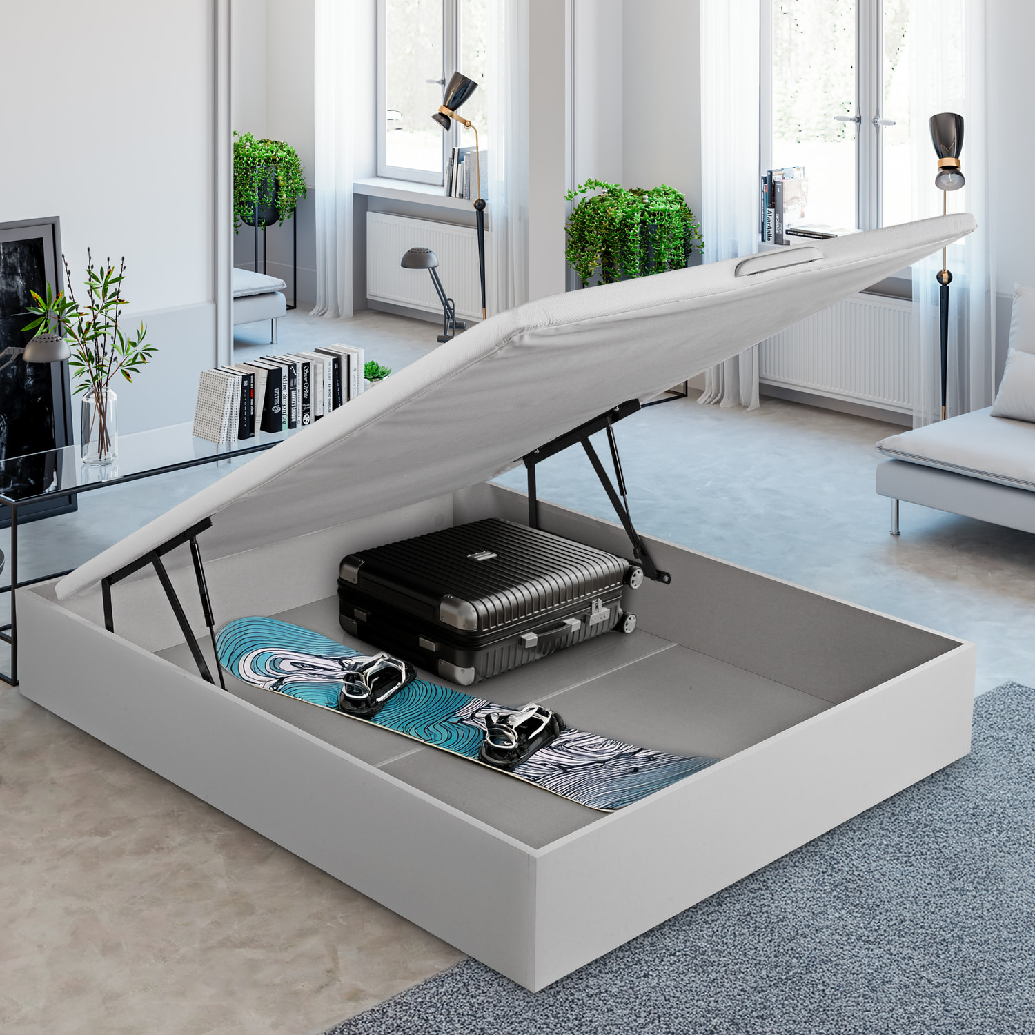Canapé Abatible | 31CM | ENVÍO, MONTAJE Y RECOGIDA ANTIGUO INCLUIDO | Madera | Gran capacidad