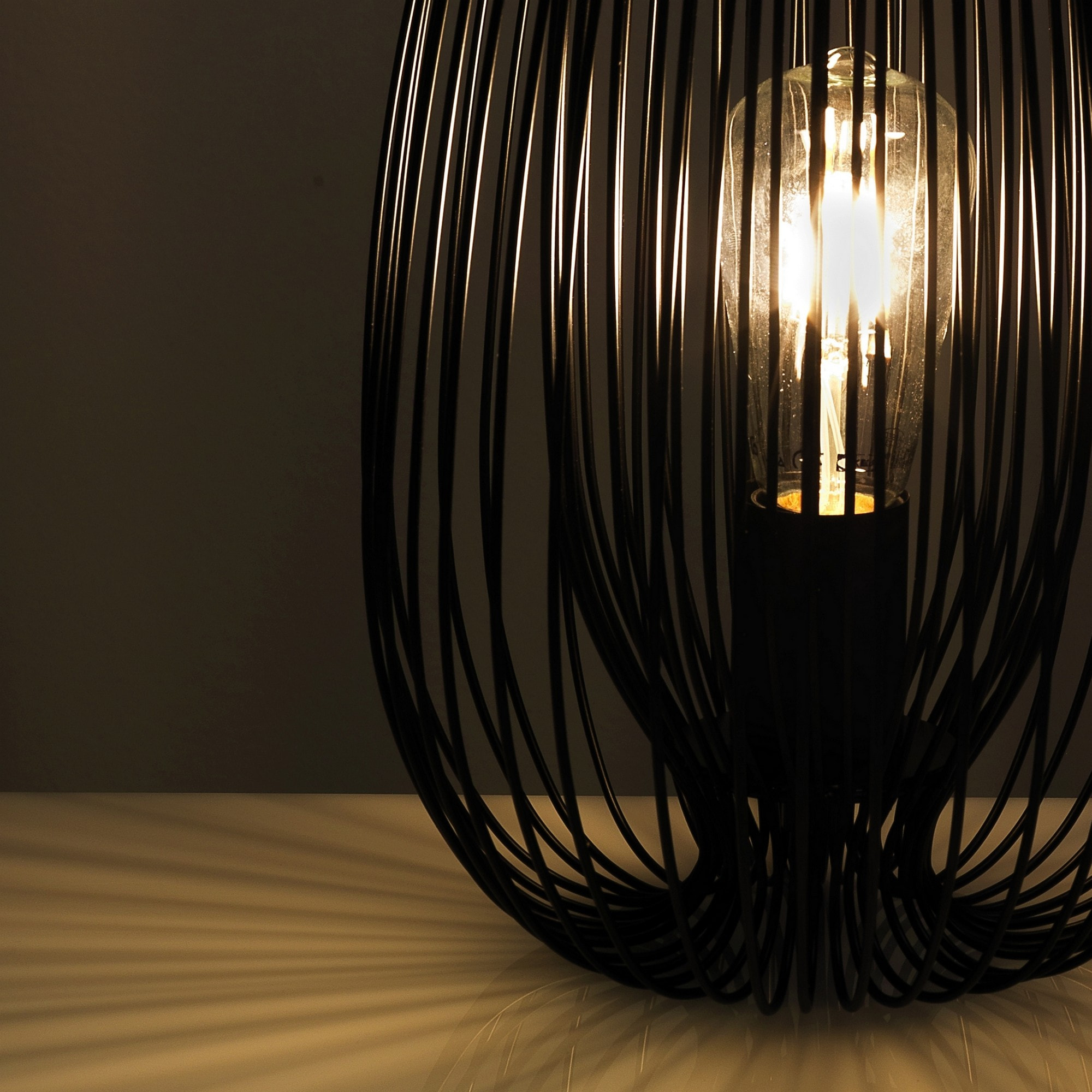 Tomasucci Lampe de table TULIP Noir