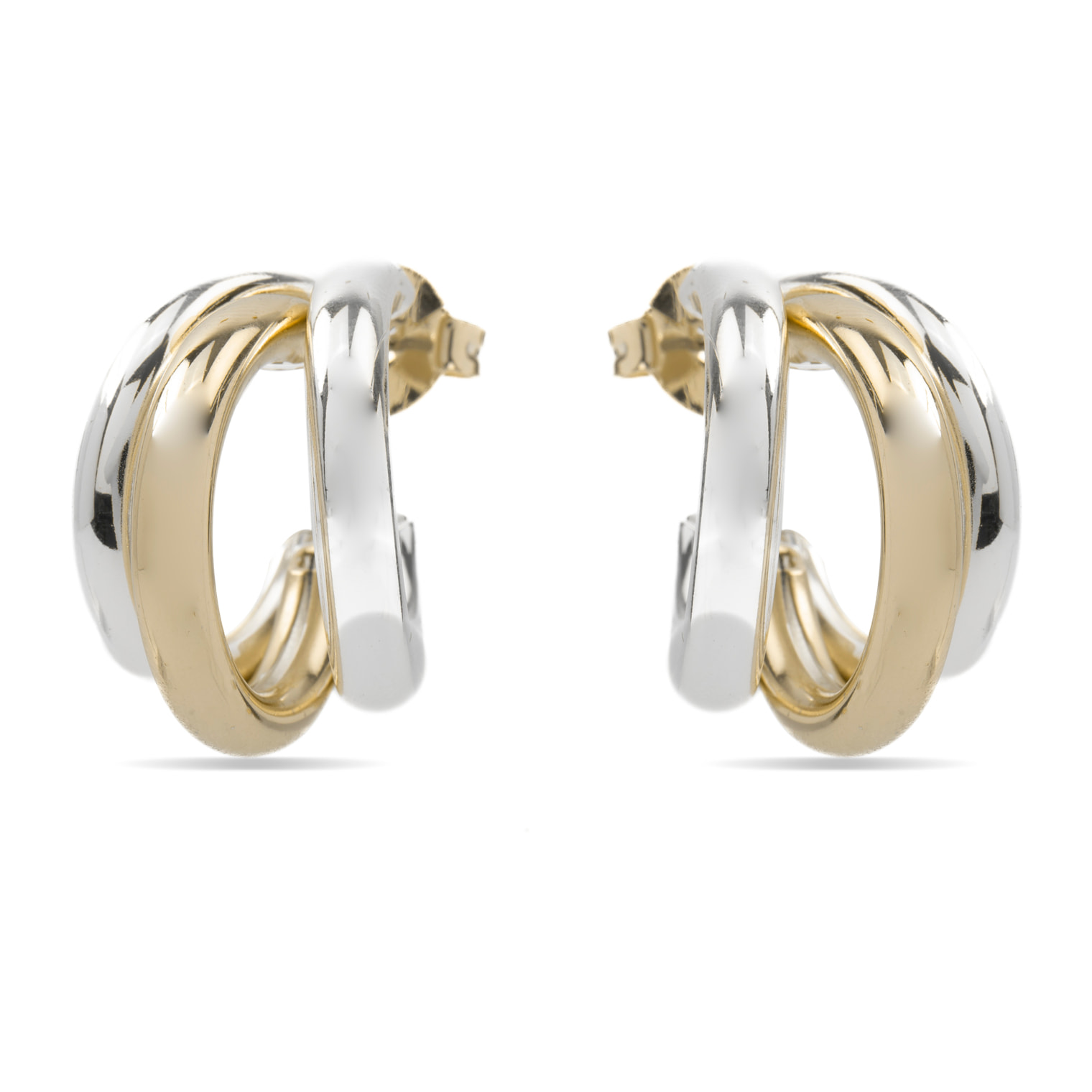 Pendientes acabado plata