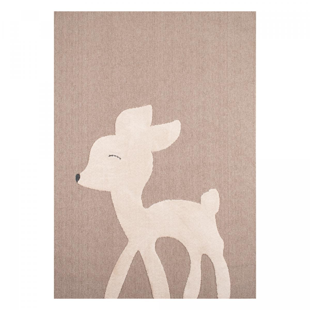 Tapis enfant tissé motif animaux BIVI