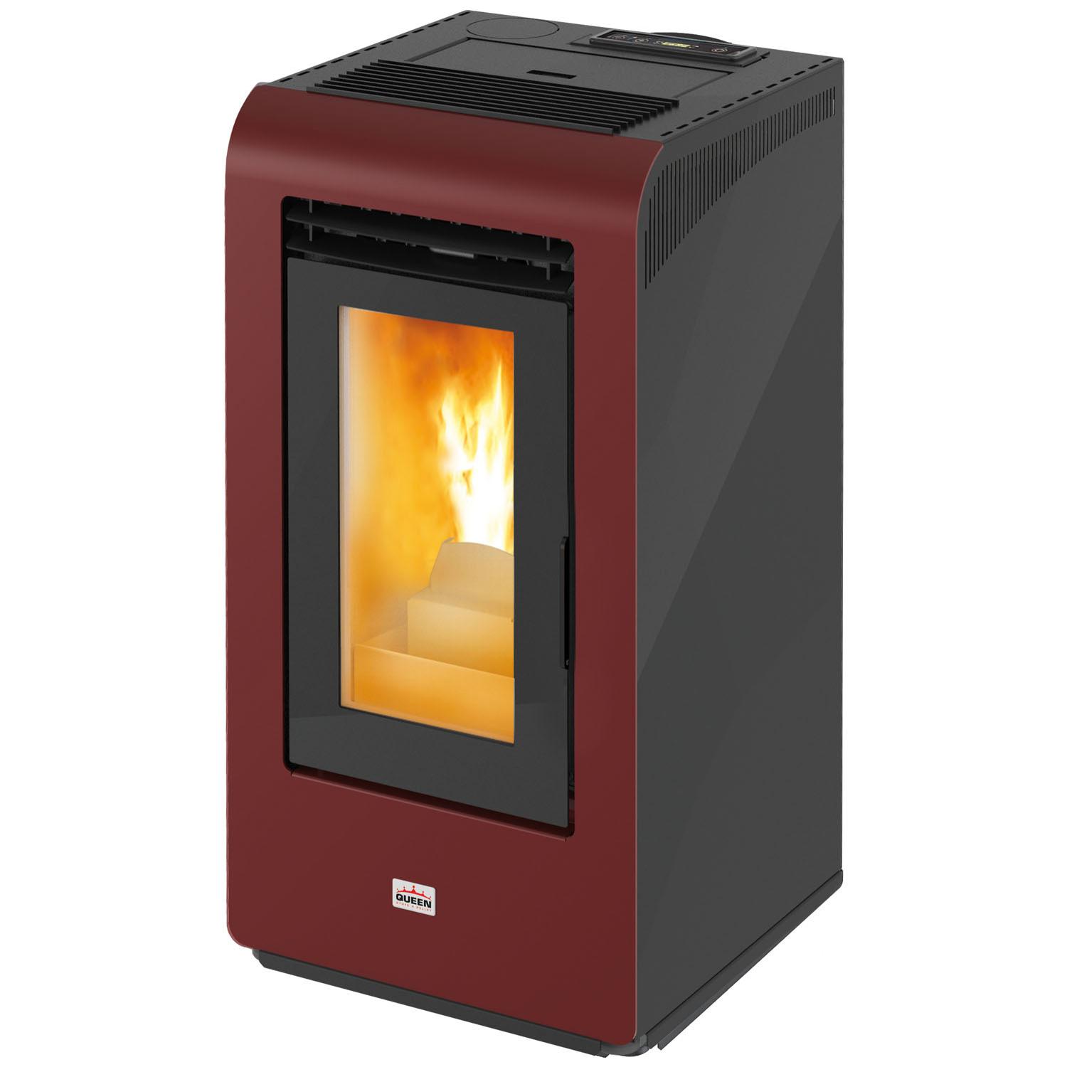 Queenplus He10 - Stufa A Pellet 9Kw - Canalizzabile