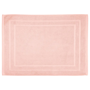 Tapis de bain - coton - rose - 50x70 cm