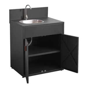 Cuisine extérieure 6 modules acier  THIRA