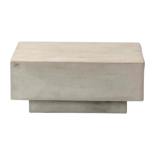 Mesa Centro Piedra Gris 80x60x34 Cm