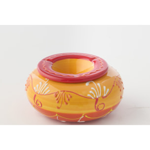 J-Line Cendrier - céramique - orange/rouge - large