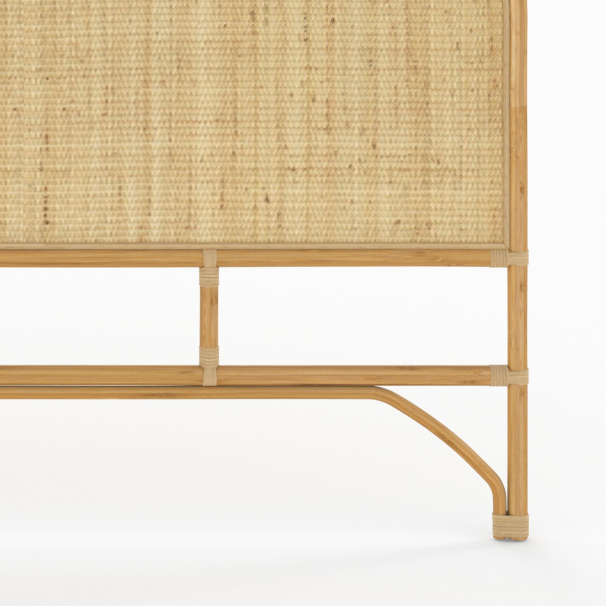 Tête de lit 180 cm en rotin naturel - Grace
