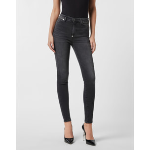 PHILIPP PLEIN Jegging de cintura alta