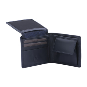 Portafoglio  da uomo In Vera pelle Made in Italy 8,5x11x2,5 cm