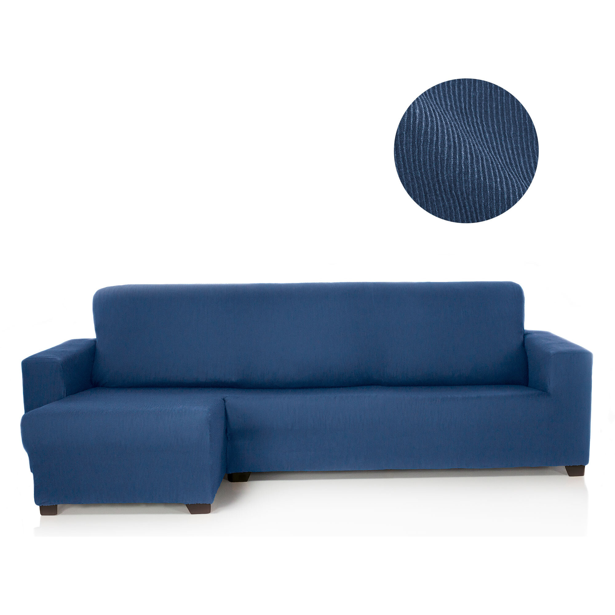 Funda ELÁSTICA para Chaise Longue izquierdo (visto de frente) brazo largo modelo MARCELA