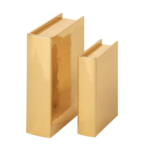 J-Line 2 boîtes brillant - MDF - doré