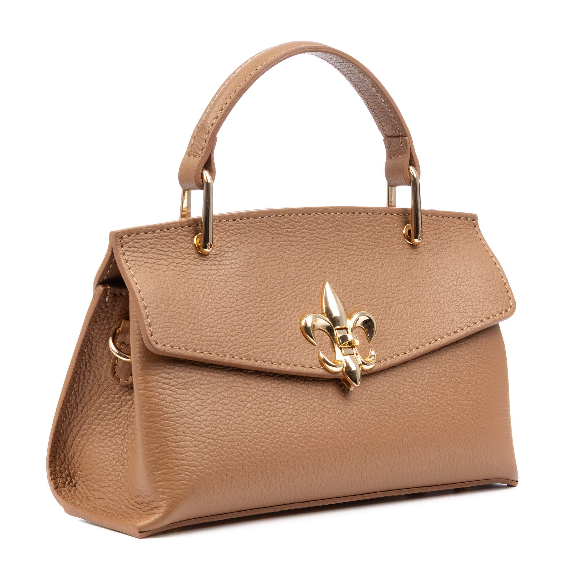 Balestrino borsa tote donna, in pelle autentica Dollaro.