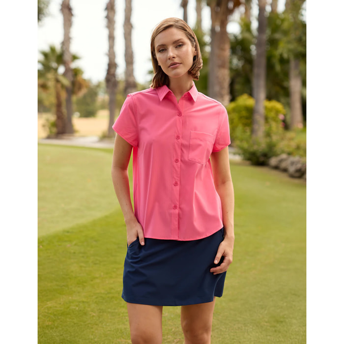 Camisa Manga Corta Coral - Nerin