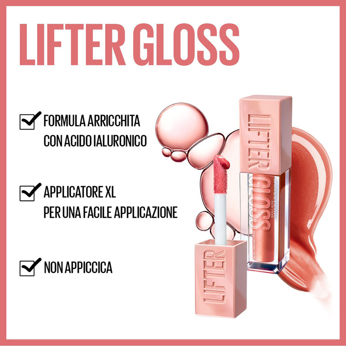 Lucidalabbra 001 Pearl Lifter Gloss con Acido Ialuronico