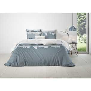 Parure Housse De Couette Coton 57 Fils Mist