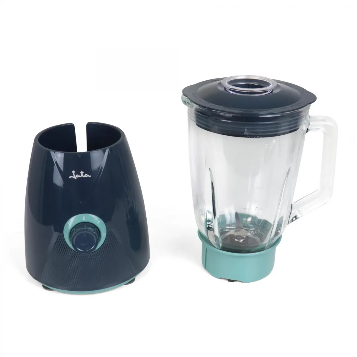 Batidora de vaso JATA JEBT1265 de 1300 W. 4 cuchillas. 2 velocidades + pulse. Pica hielo