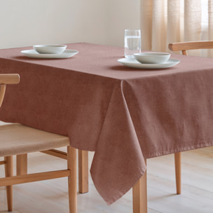 Nappe jacquard unie antitache INDRA TEJA