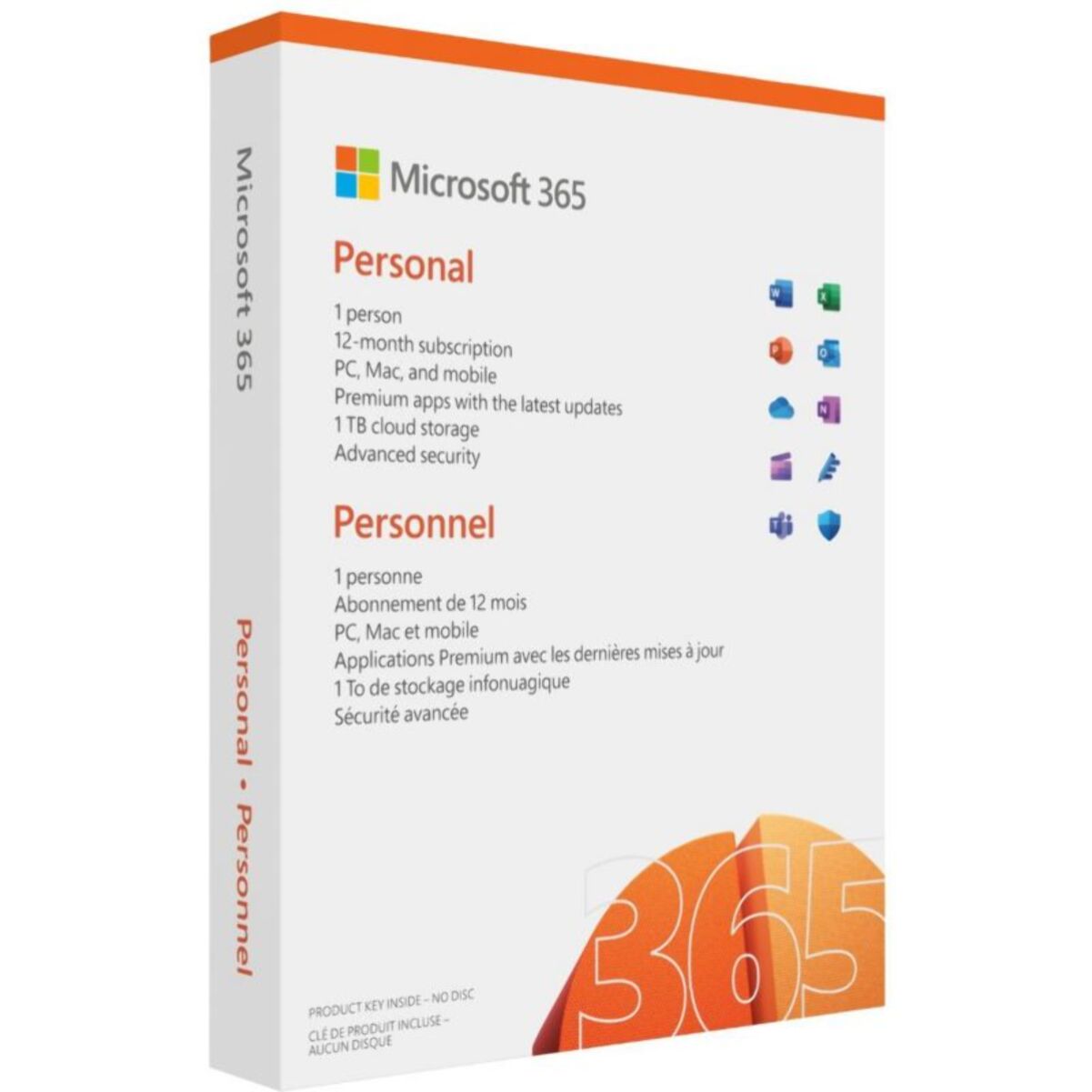 Logiciel de bureautique MICROSOFT 365 Personnel