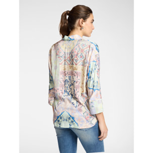 Elena Mirò - Camicia in viscosa stampata - Viola