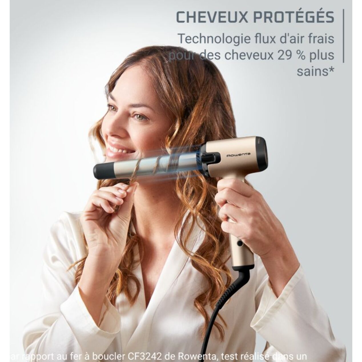 Fer à boucler ROWENTA Air curl pro gamme trésor CF4311F0