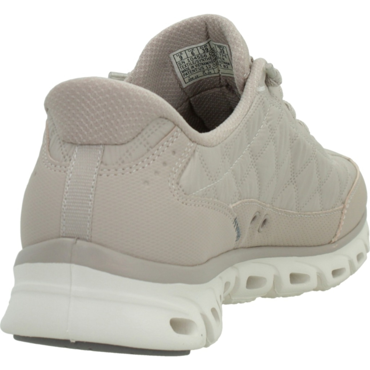 Sneakers De  Mujer 104556s Glide Step At Ease Beis
